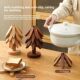 shaped heat insulation Solid high tree mat tempera wood