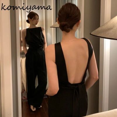 Feminino Sexy Backless Ropa Mujer 2025 Women Top New Sleevel