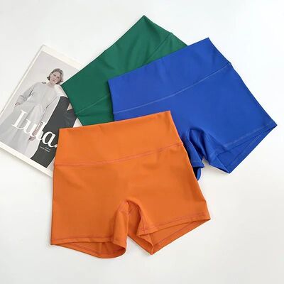 Women Sports Biker Shorts Women Naked Feeling High Waist Yog