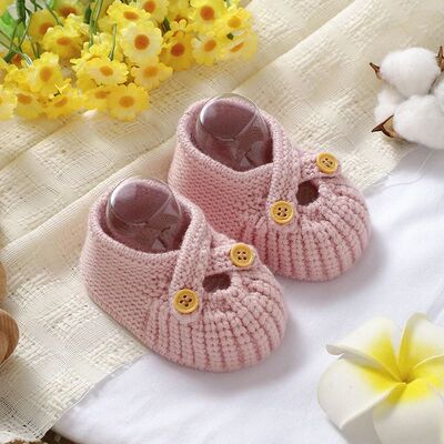 Infant Baby Shoes Knit Newborn Boy Girl Footwear Fashion Bre