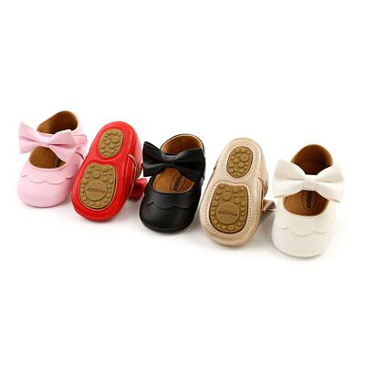 FOCUSNORM 4 Colors Newborn Baby Girls Boys Crib Shoes 0-18M