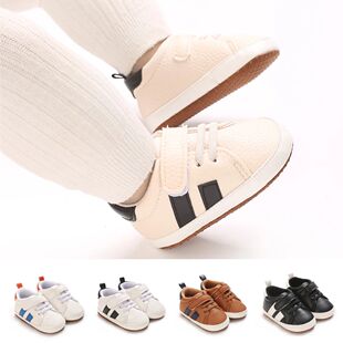 Baby Shoes Boy Girl PU Leather Causal Non-slip Soft Sole Inf