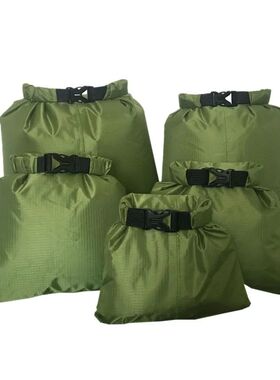 5pcs Waterproof Dry Bag Outdoor Beach Buckled Storage Sack T
