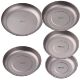 Plate Lightweight Round 5pcs Set Camping Dinnerware Stack