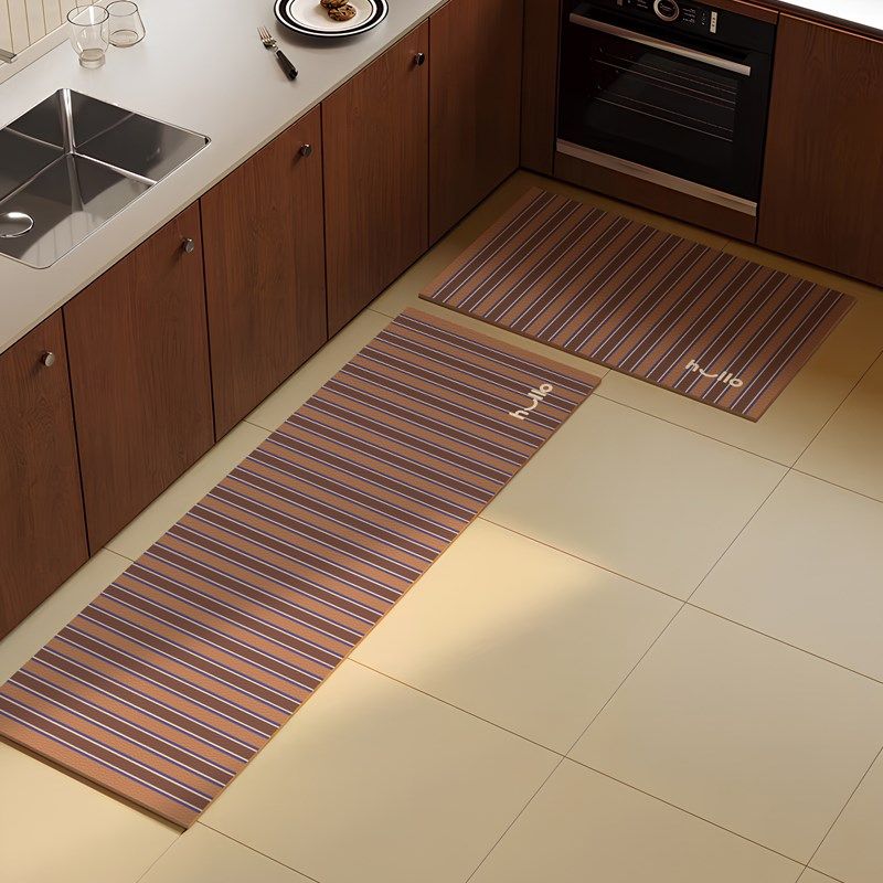 中古风家用厨房地垫防滑防油可擦免清洗pvc吸水地垫防脏地毯,居家布艺,厨房地垫,淘宝优惠券,粉丝福利购,淘宝优惠卷