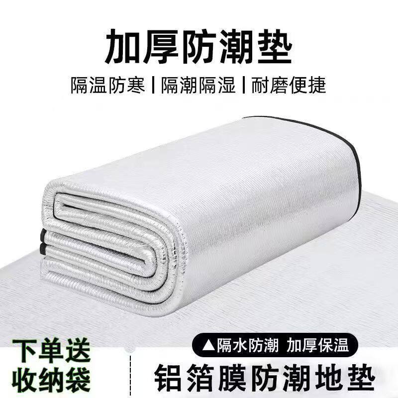 便携铝膜户外防潮垫露营帐篷隔潮睡垫加厚公园沙滩郊游野餐垫超厚