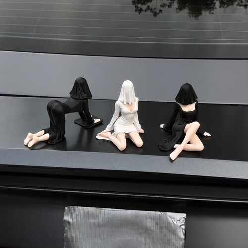 幽灵娘摆件汽车装饰品手办模型