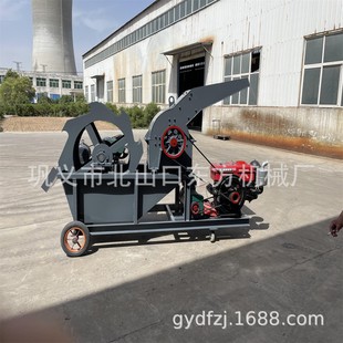 240X450移动洗砂锤破柴油机 安山岩粉碎机破碎效果好节省能耗