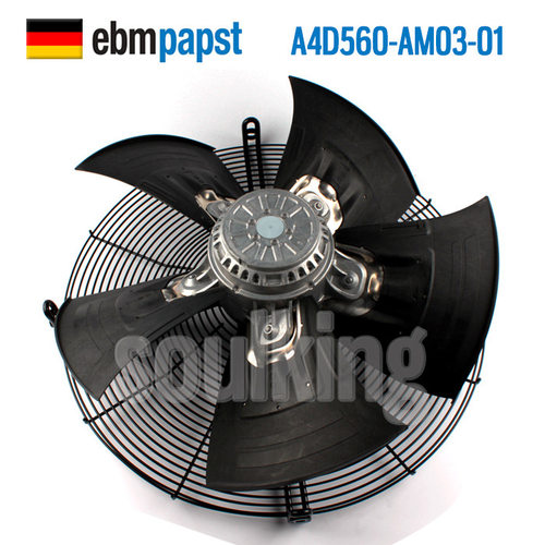 ebm官方授权A4D560-AM03-01 400V高压变频机柜顶工业离心风机风扇