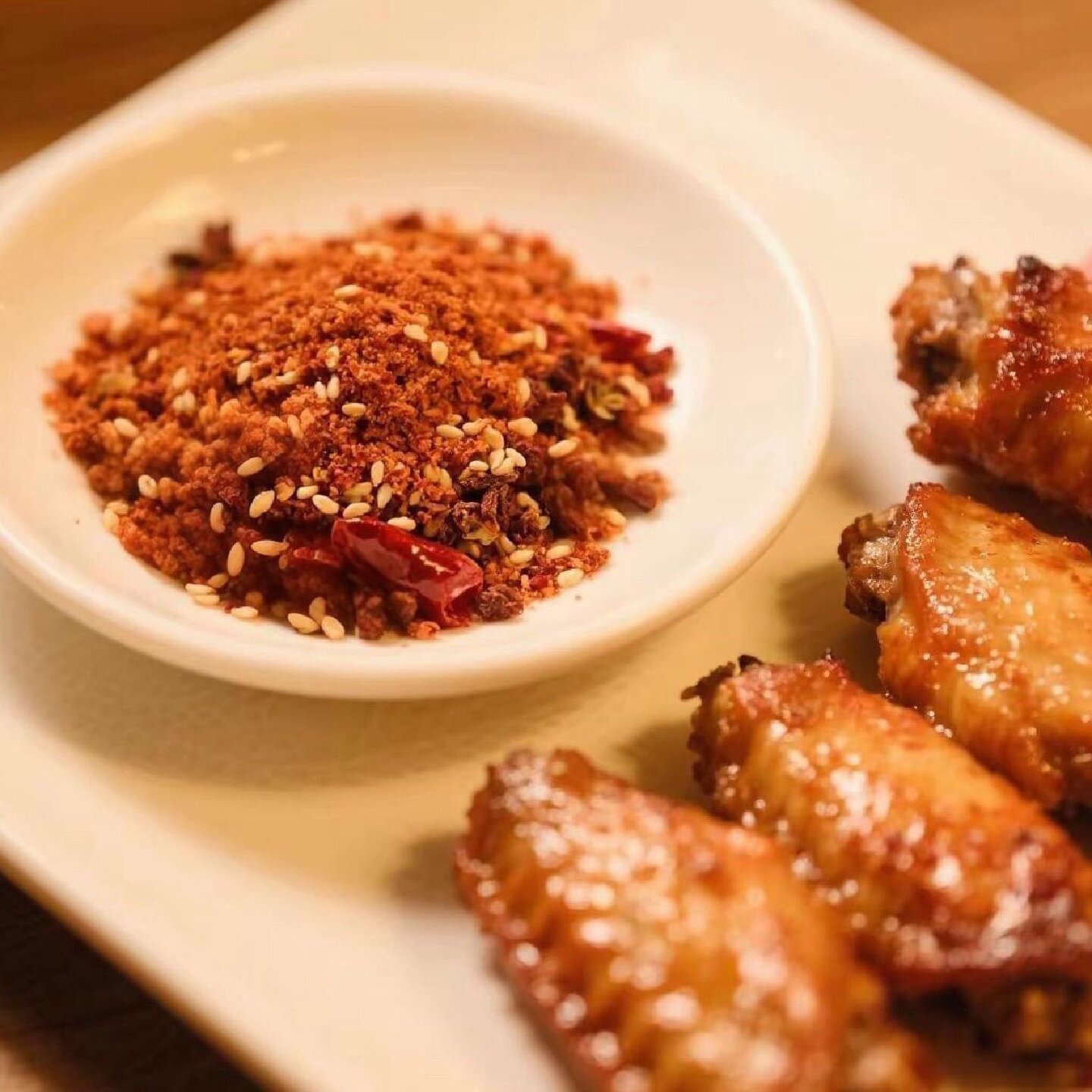 香辣干碟50g家用辣椒面四川火锅冒菜卤菜串串烧烤肉干碟酥肉微辣