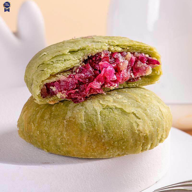 $￥相中麦鲜花饼云南特产正宗玫瑰饼酥皮糕点零食多口味月饼食品