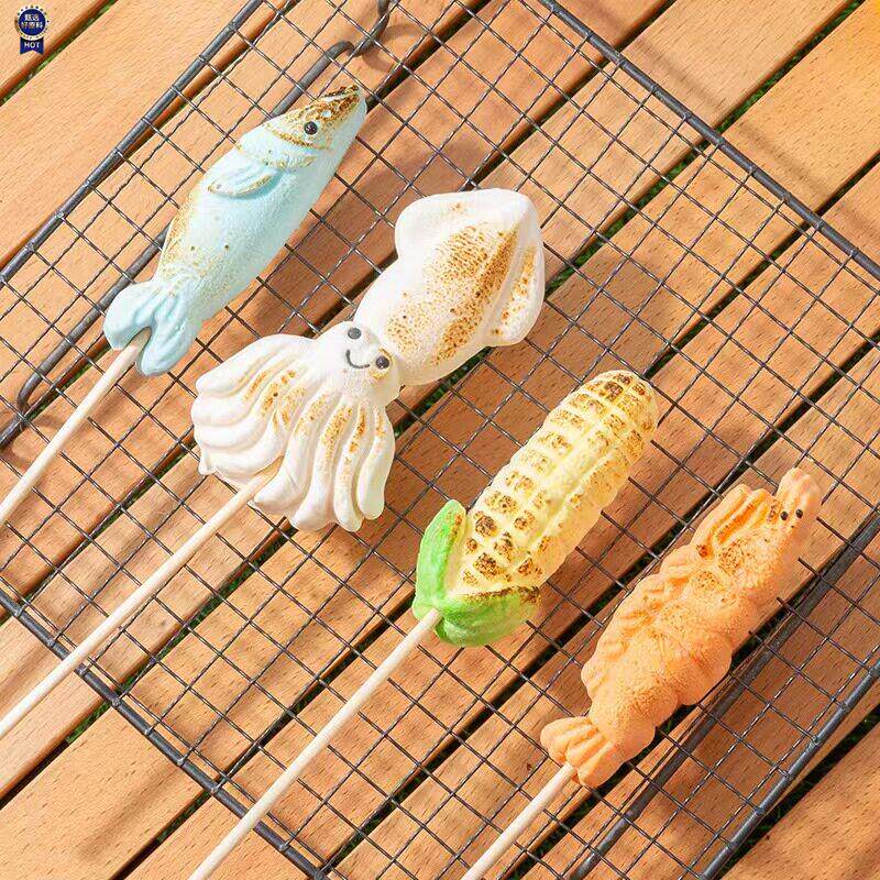 新日期好来屋炭烤DIY棉花糖围炉煮茶创意小零食礼盒装#