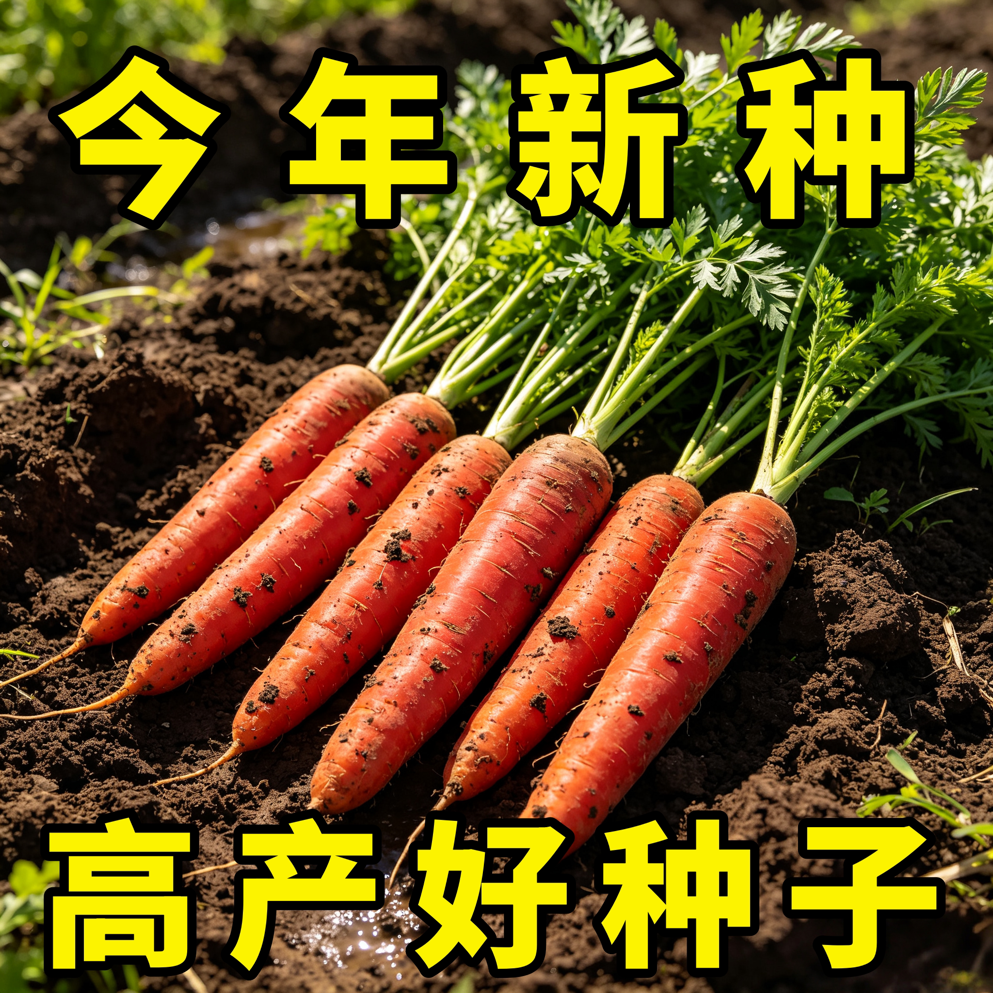 耐寒红色高产胡萝卜种子