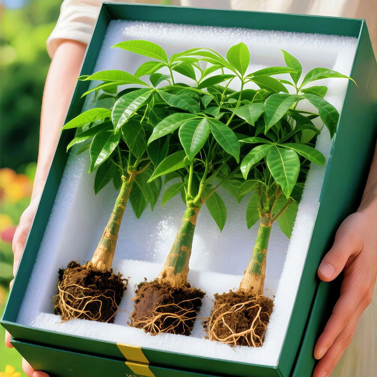 室内好养常青发财树盆景