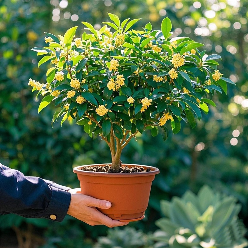 金桂树盆栽地栽庭院种植阳台耐寒浓香型花卉桂花树苗好养基地直销