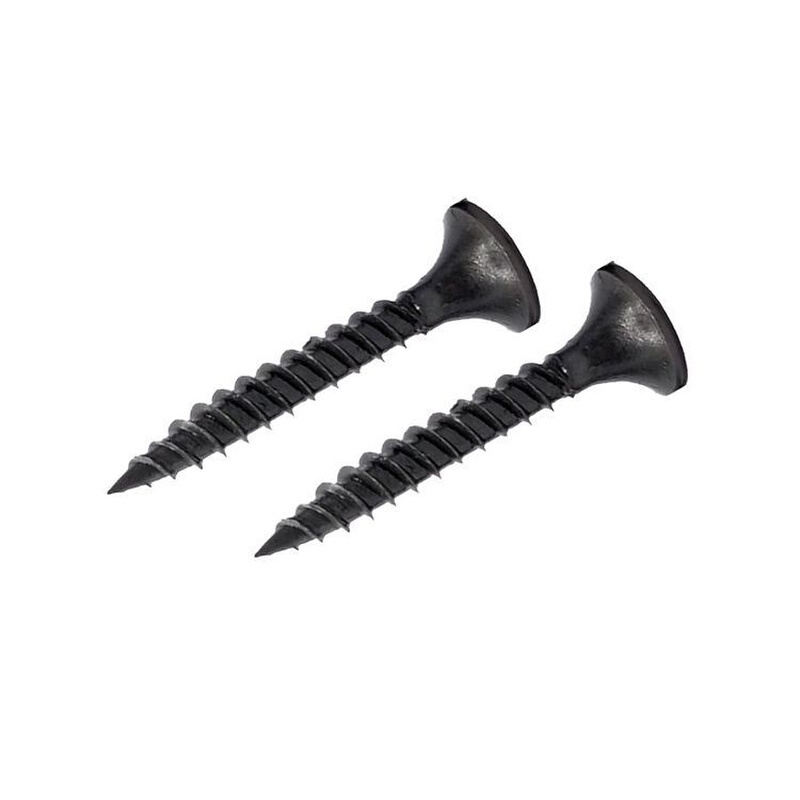 自攻螺丝干壁钉高强度黑色沉头加硬木板石膏板十字平头螺丝钉M3.5