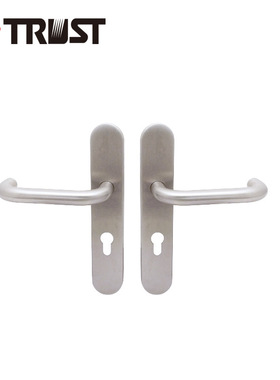 华信TP01-R72EUTH001SS不锈钢圆面板配空心把手门锁厂家直供