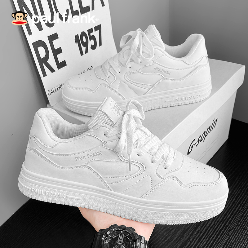 大嘴猴板鞋男2025新款秋季透气学生休闲运动小白鞋防滑耐磨跑步鞋