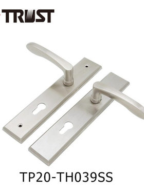 华信TP20-TH039SS液压不锈钢面板配304把手欧式室内房门锁执手锁