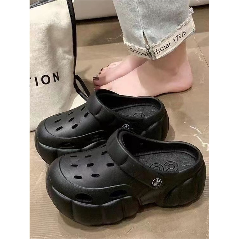 厨师鞋女夏季防滑防水防油耐磨厨房专用鞋黑色夏天久站不累工作鞋