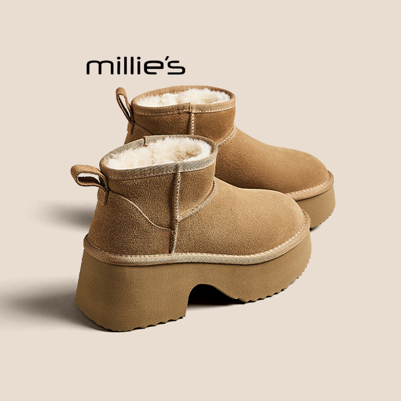 MILLIE'S/妙丽外穿保暖雪地靴女