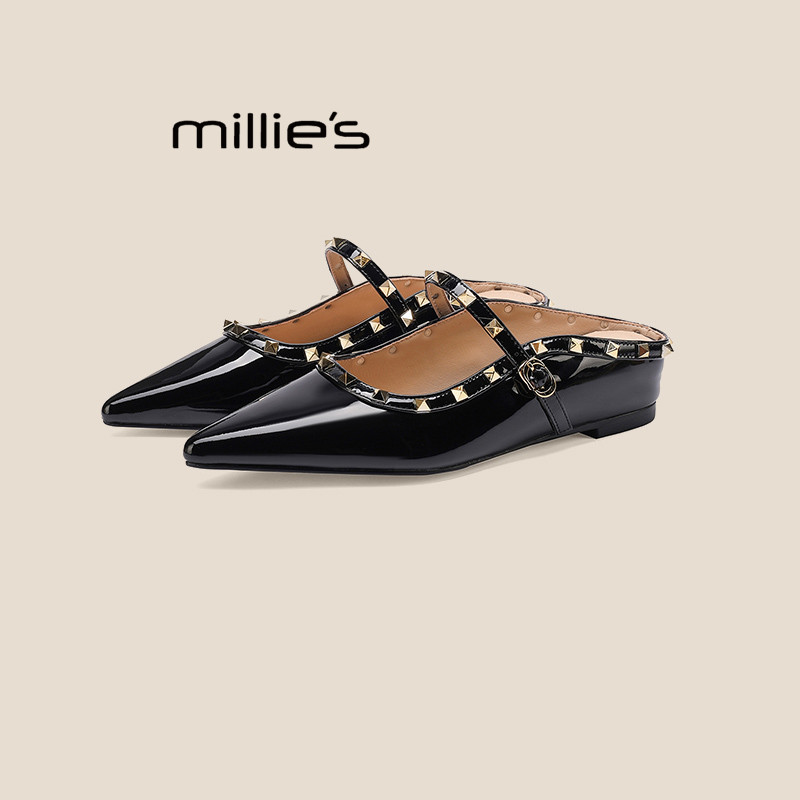 MILLIE'S/妙丽包头半拖鞋婚鞋