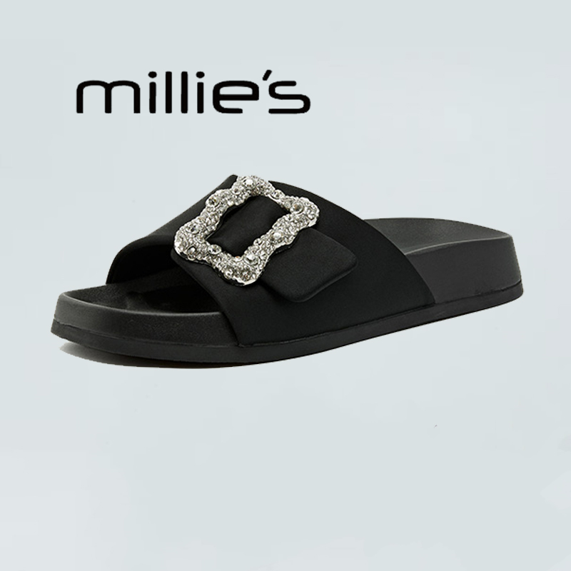 MILLIE'S/妙丽厚底沙滩鞋女