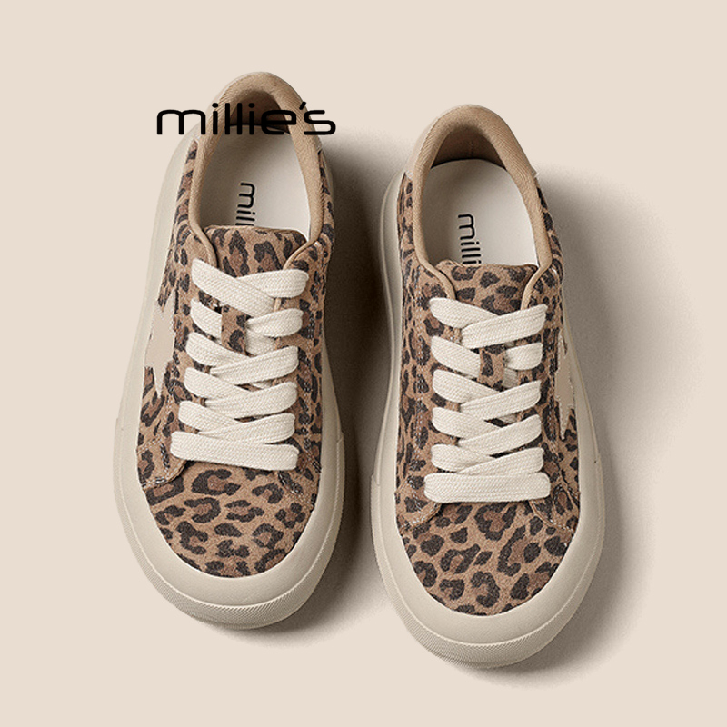 MILLIE'S/妙丽厚底星星板鞋