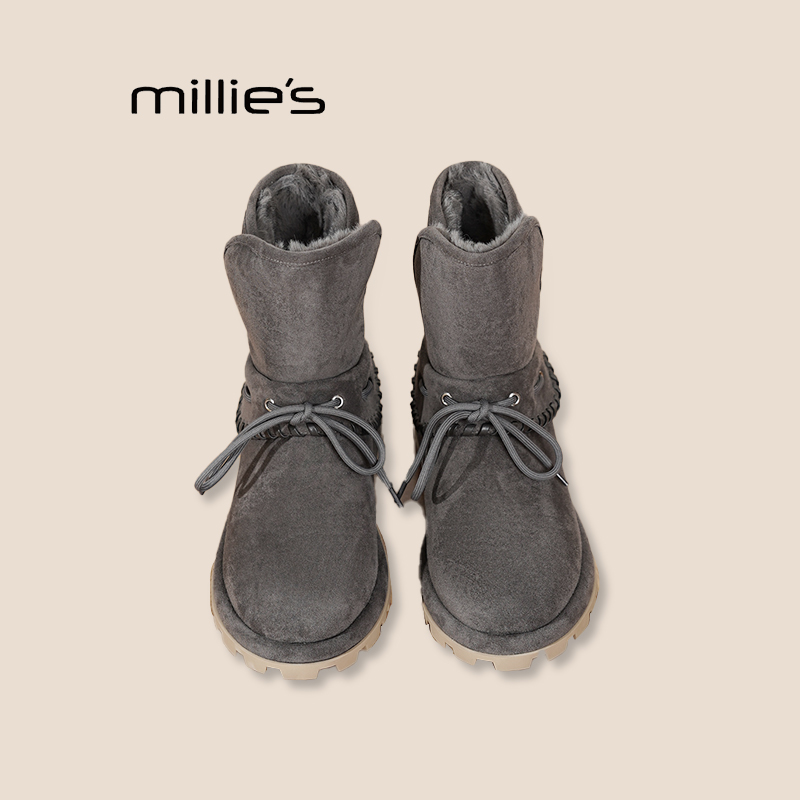 MILLIE'S妙丽雪地靴堆堆靴巨好看