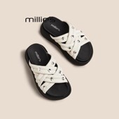 妙丽2026夏新款 罗马风凉拖鞋 MILLIE 女外穿百搭厚底拖鞋 小个子P