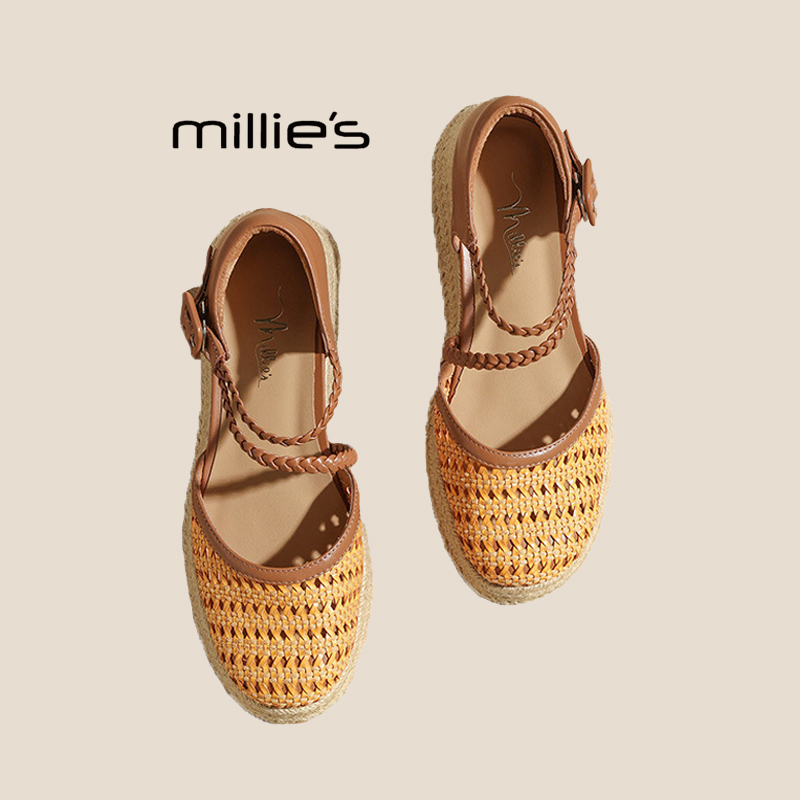 MILLIE'S/妙丽新款包头凉鞋