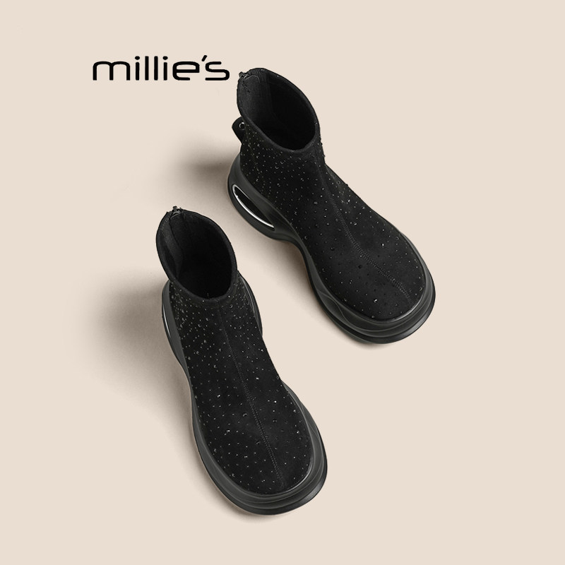 MILLIE'S/妙丽短筒靴巨好看