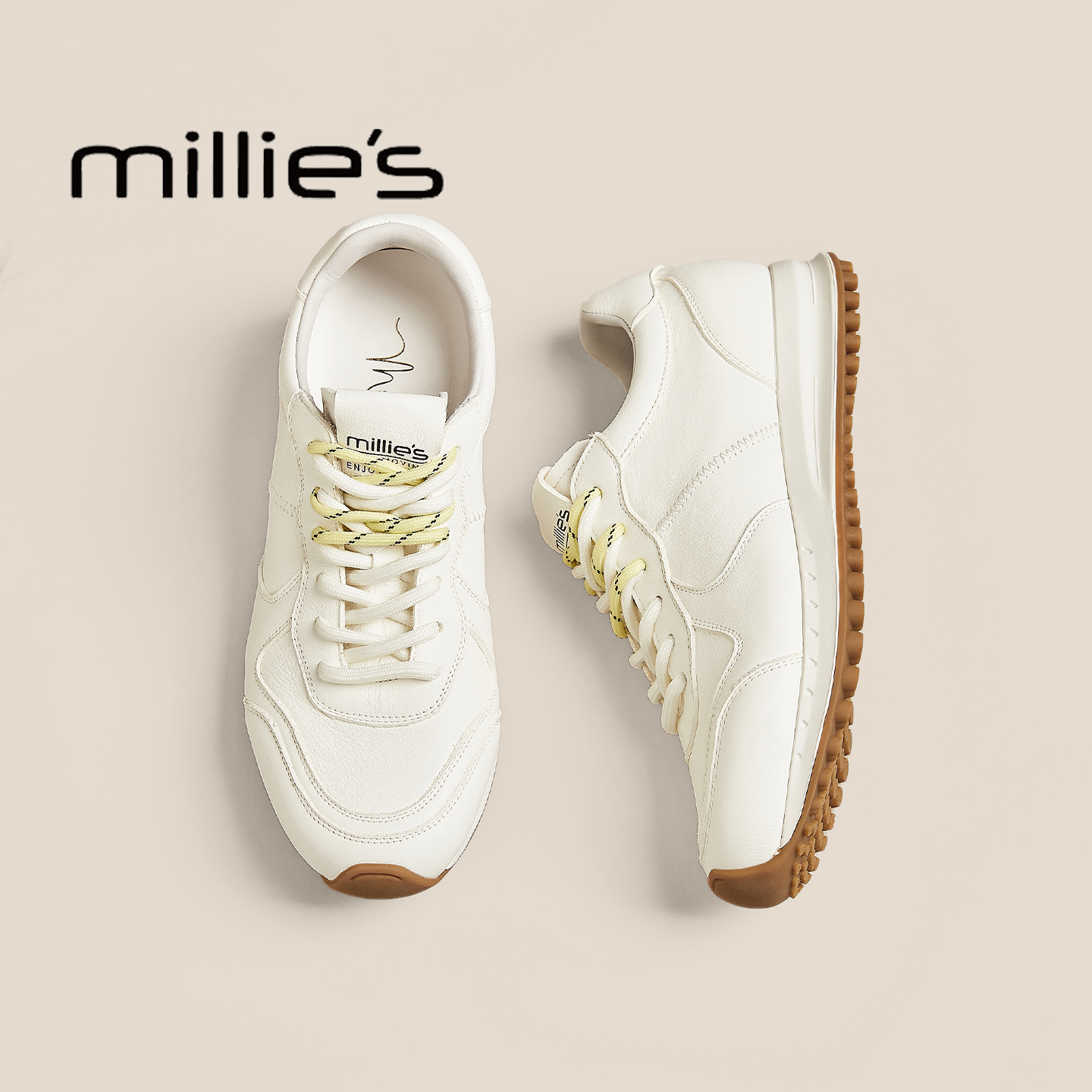 MILLIE'S/妙丽巨好穿德训鞋女