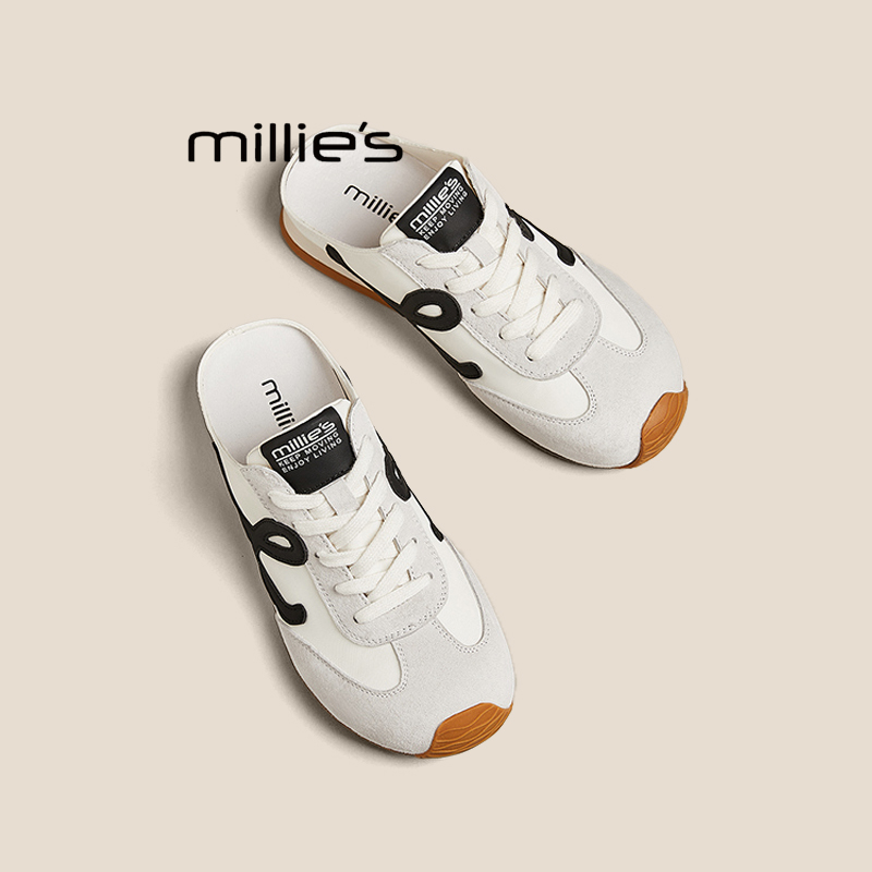 MILLIE'S/妙丽包头半拖鞋婚鞋