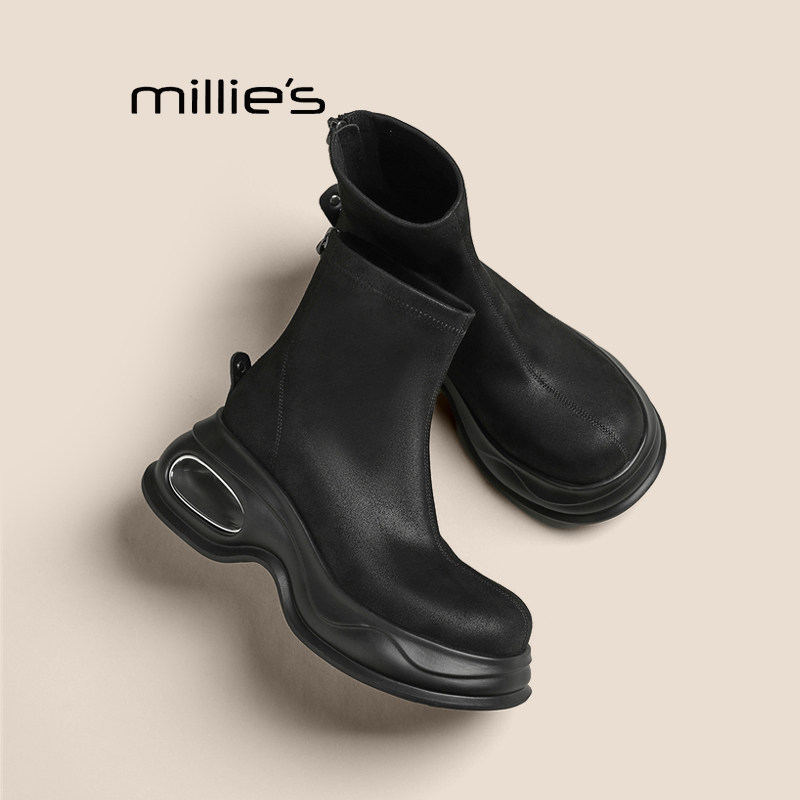 MILLIE'S/妙丽巨好穿短筒瘦瘦靴