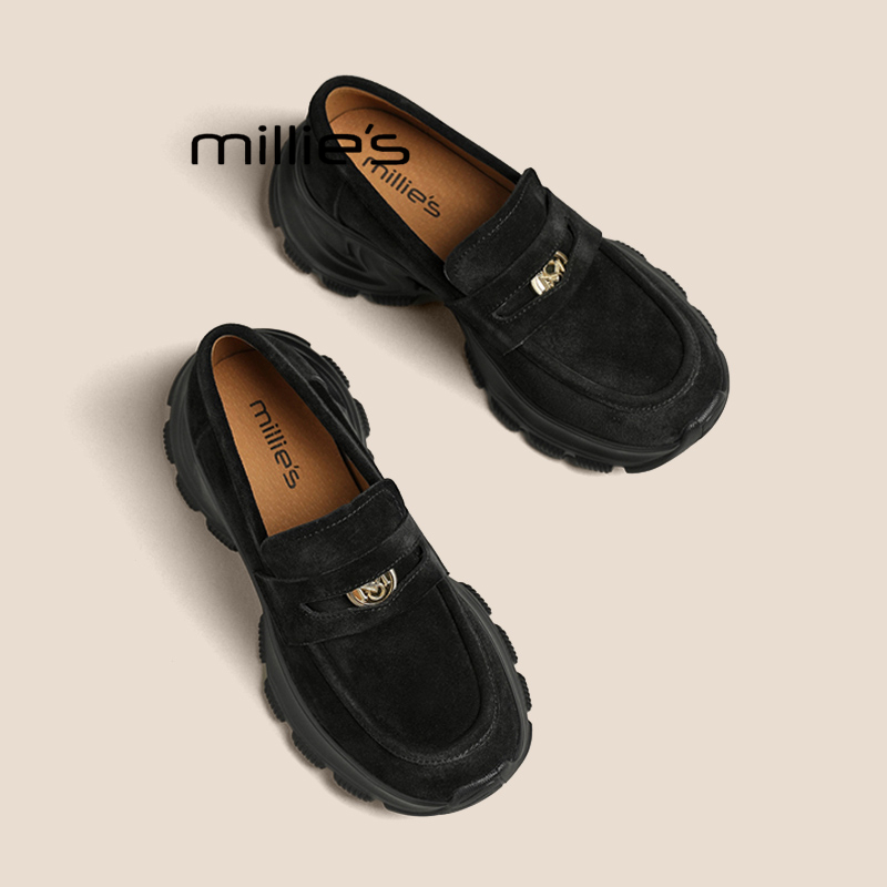 MILLIE'S/妙丽法式赫本风单鞋