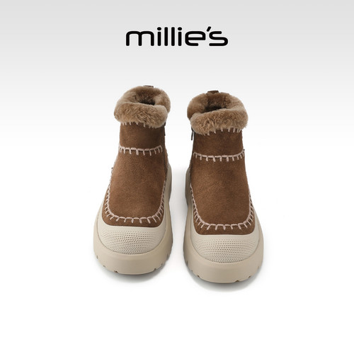 MILLIE'S/妙丽加绒雪地靴女