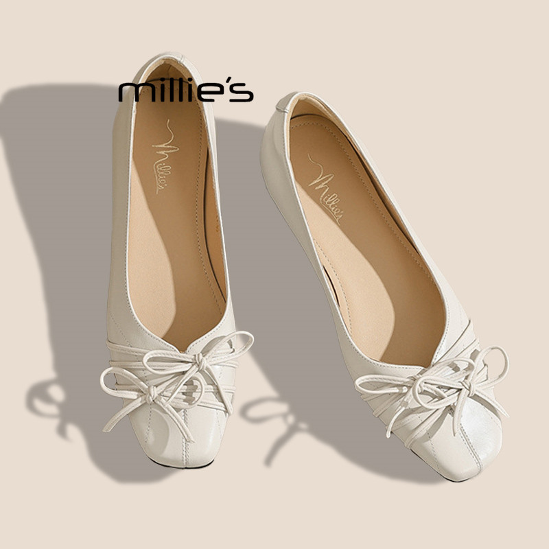 MILLIE'S/妙丽法式单鞋女2026春季方头气质温柔风配裙子玛丽珍鞋,女鞋,玛丽珍鞋,淘宝优惠券,粉丝福利购,淘宝优惠卷