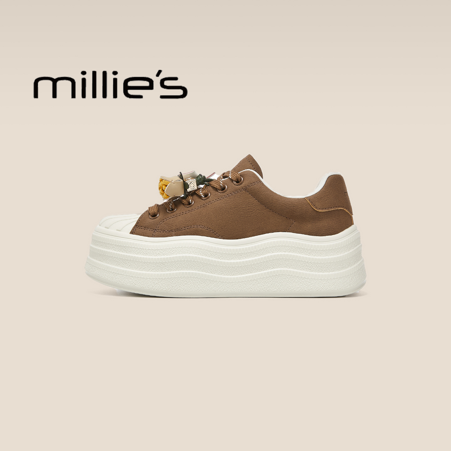 MILLIE'S/妙丽巨好穿小白鞋