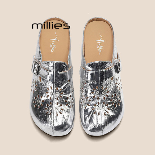 MILLIE'S/妙丽外穿增高懒人鞋