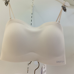 闺蜜私语女生夏款蹦迪文胸防走光抹胸式固定杯可拆细肩带美背5541