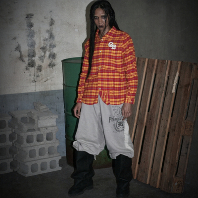 GOOD珍珠标语时尚轻奢高级感衬衫