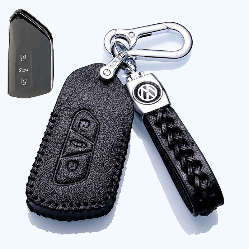 2024款全新一代大众迈腾钥匙套专用迈腾B9汽车真皮高档钥匙包B8扣