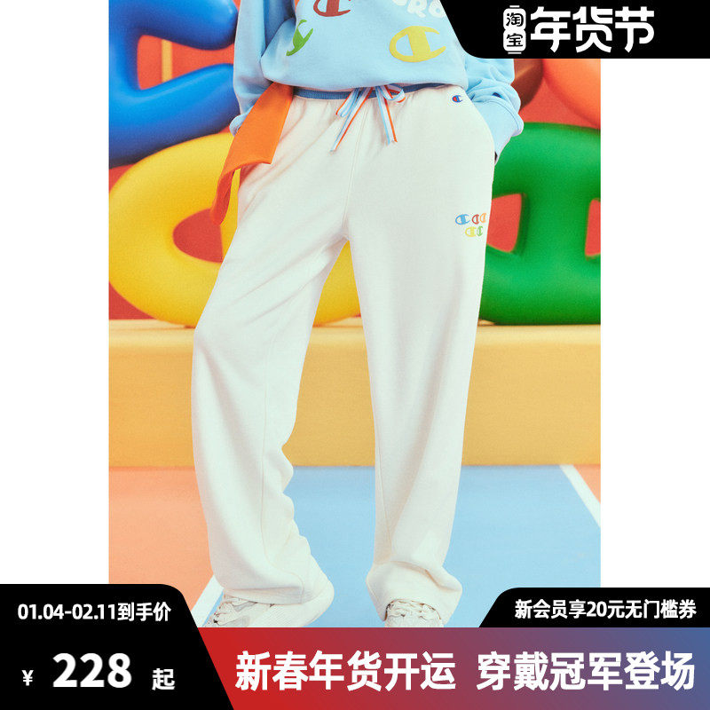 【Melting sadness联名】Champion冠军卫裤女25秋季新款运动裤子,女装/女士精品,卫裤,淘宝优惠券,粉丝福利购,淘宝优惠卷