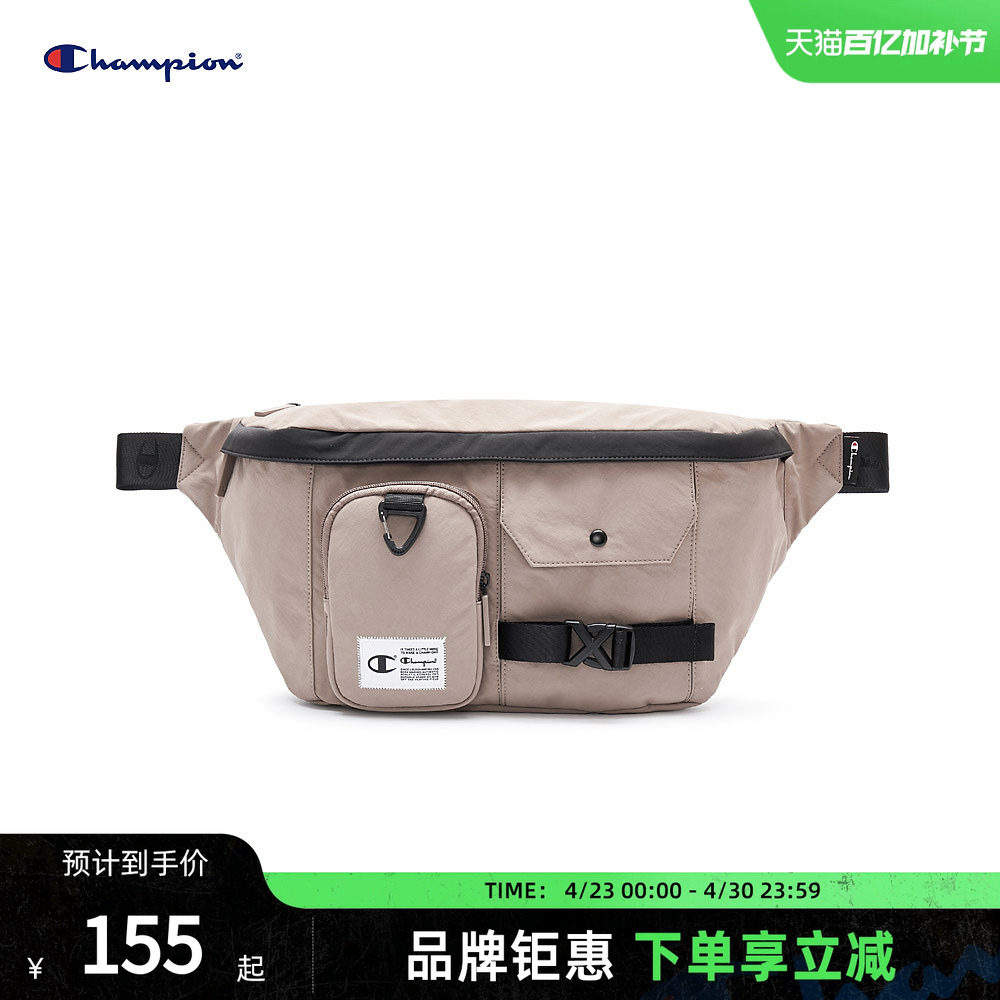 Champion冠军官方多口袋工装斜挎包秋冬休闲男女单肩包胸包大容量