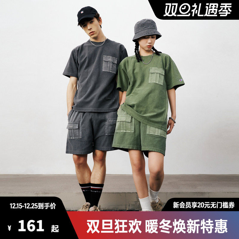 Champion冠军短袖T恤上衣纯棉