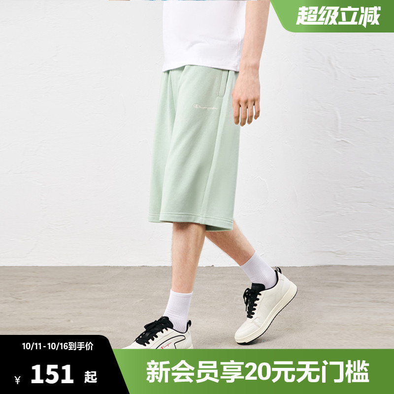 Champion冠军短裤男25夏季新款刺绣logo运动五分裤休闲透气裤子女