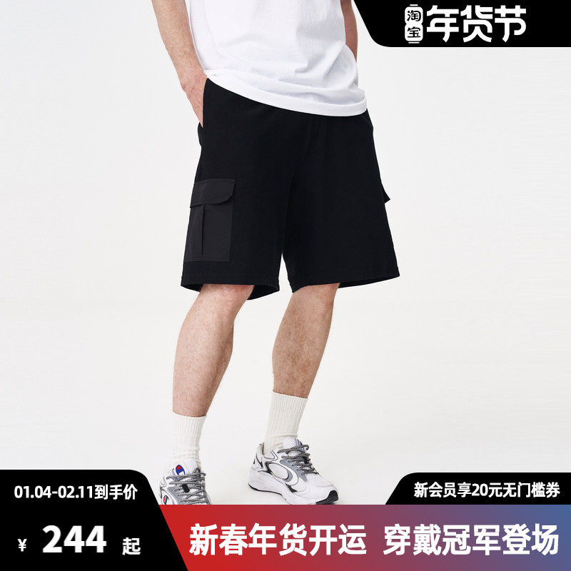 Champion冠军工装裤短裤女潮牌个性美式刺绣休闲百搭裤运动裤男,男装,短裤,淘宝优惠券,粉丝福利购,淘宝优惠卷