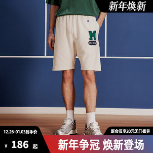 刺绣小Clogo纯棉透气休闲裤 新款 子女 男2025夏季 Champion冠军短裤