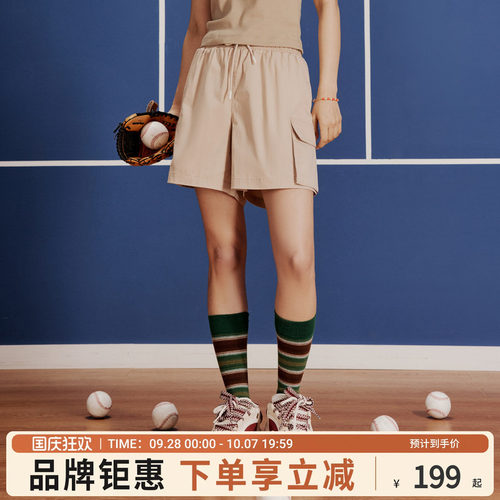 champion冠军小Clogo休闲短裤女